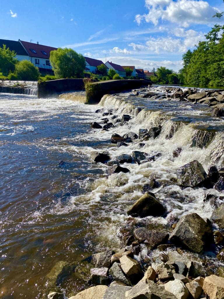 Jez u Štechrova mlýnu (Č.Budějovice, Rožnov)